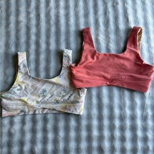 Old Navy Active Sports Bras in Beige and Multicolor